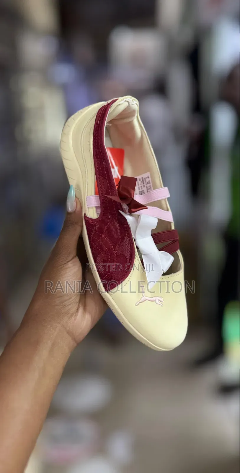 Puma Ballet Cream Burgundy