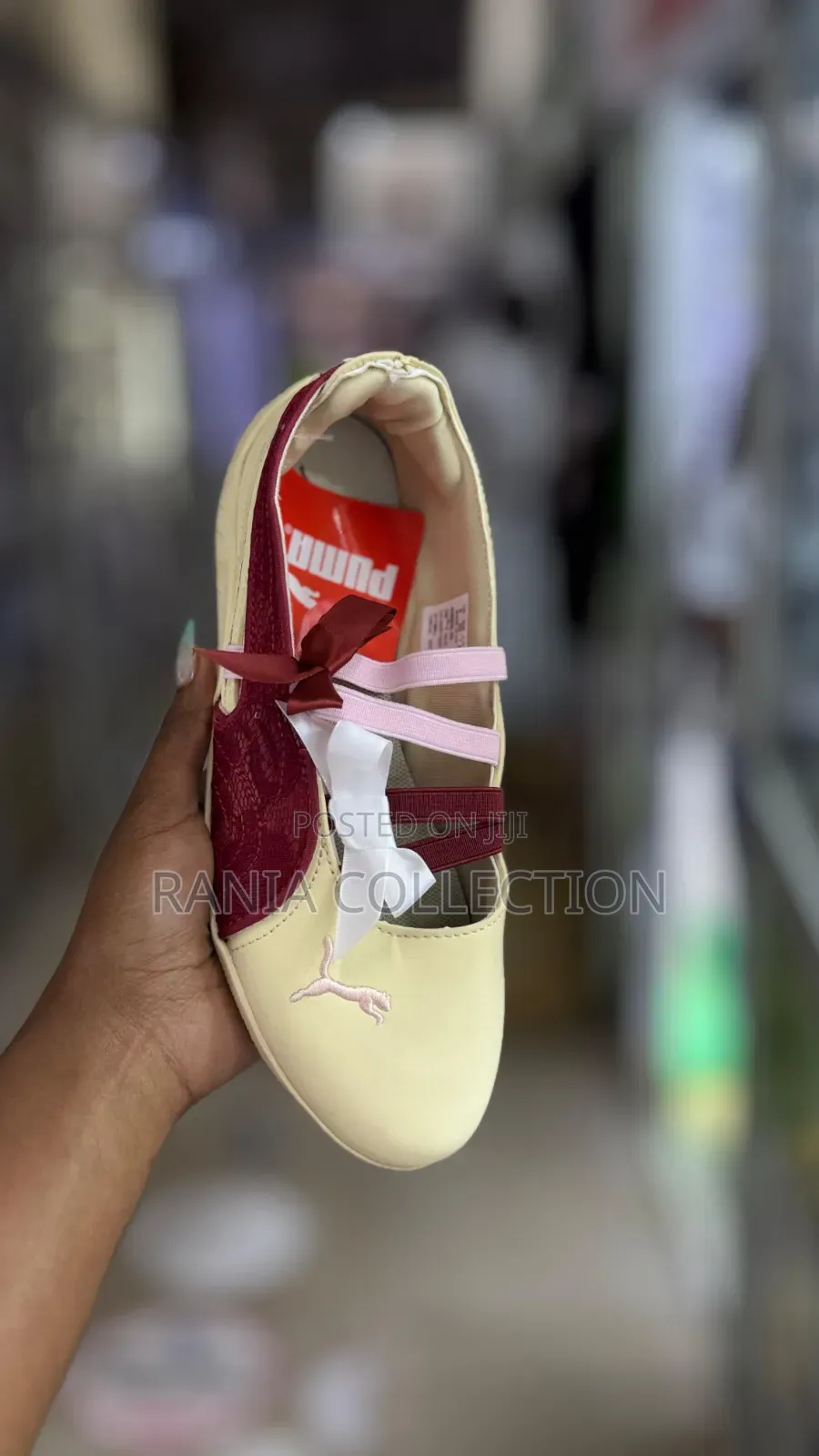 Puma Ballet Cream Burgundy