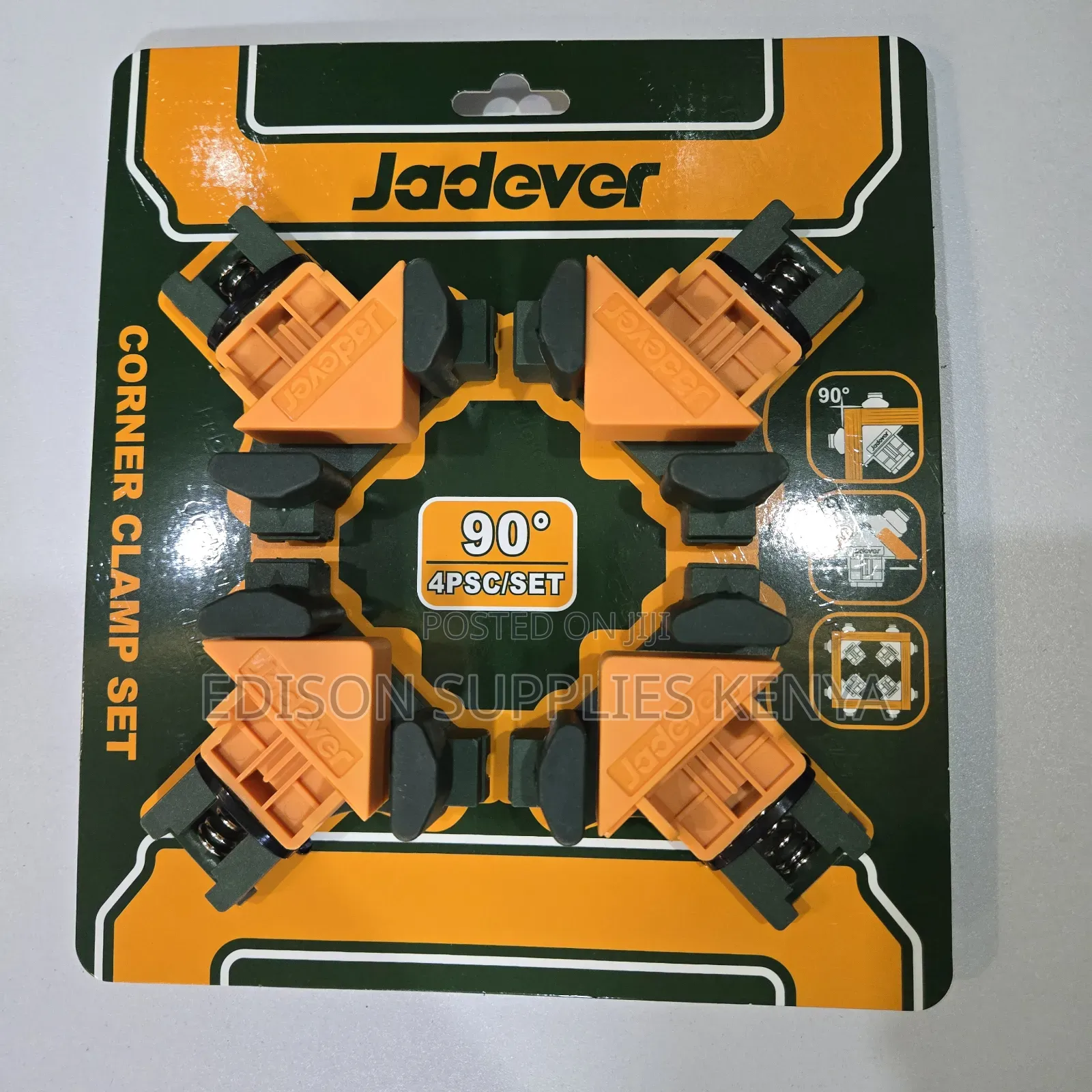 4pcs Corner Clamp Set Jadever Wood Clamps for Woodworking