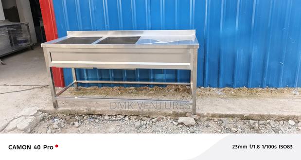 Super Standard Stainless Steel Double Bowls Washing Sink