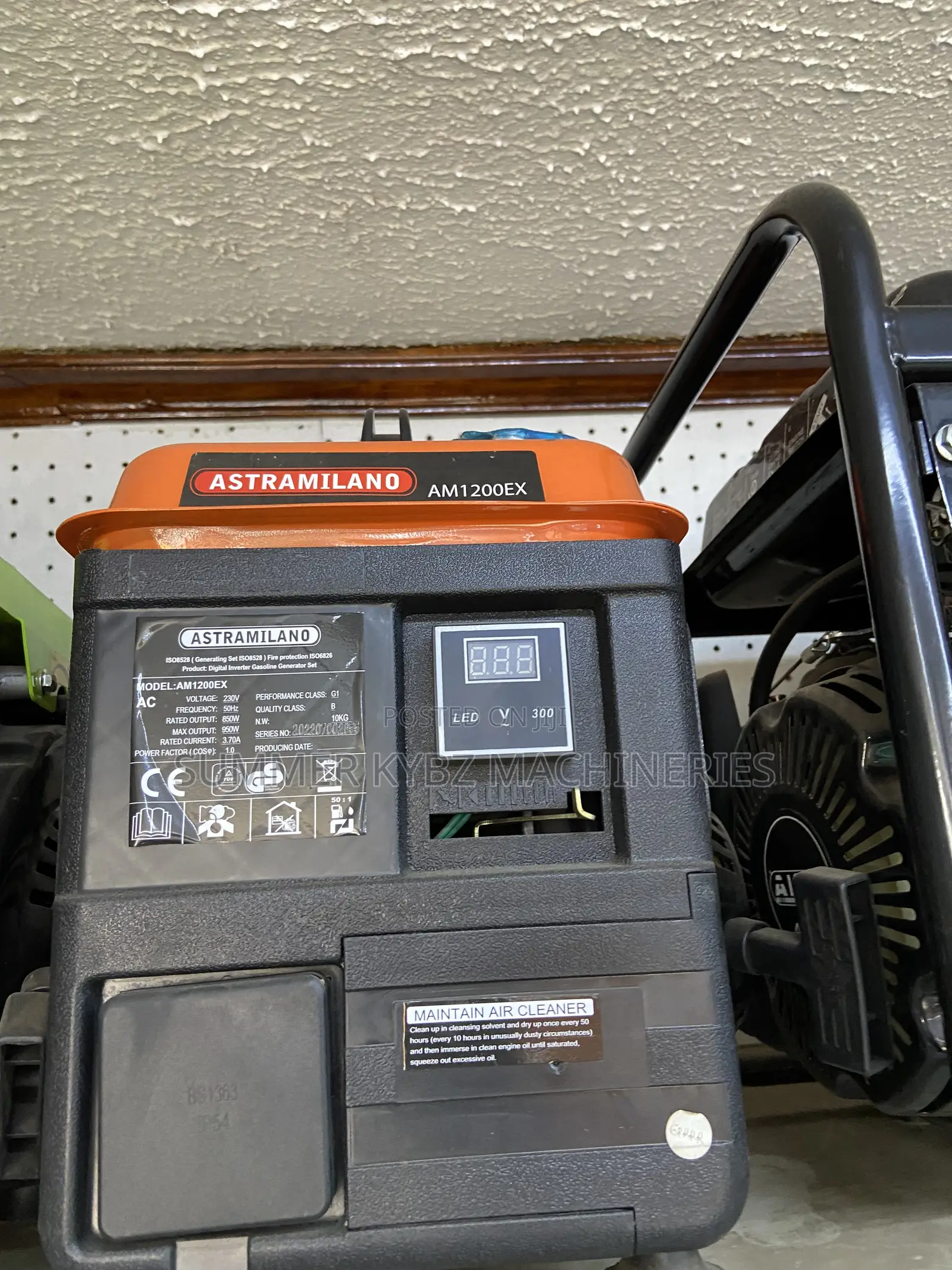 Astramilano Am1200ex Digital Inverter Gasoline Generato