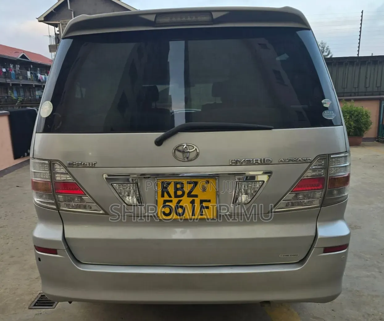 Toyota Alphard 2007 Silver