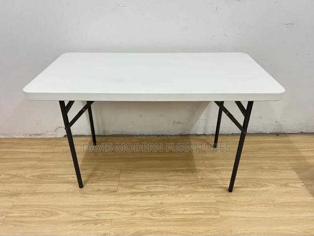 White Rectangular Folding Chairs