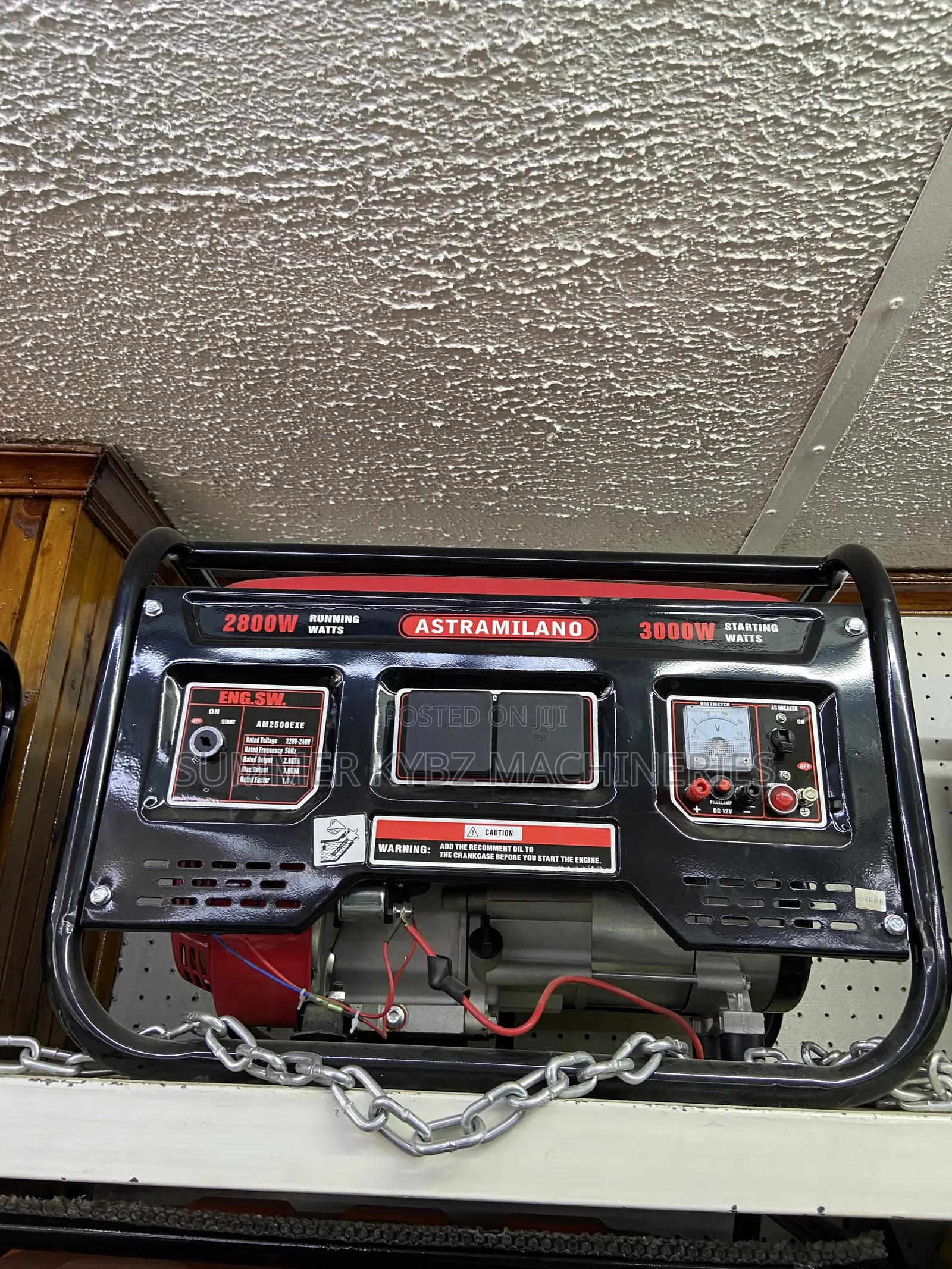 Astramilano Am2500exe Generator 2.8kva Keystart