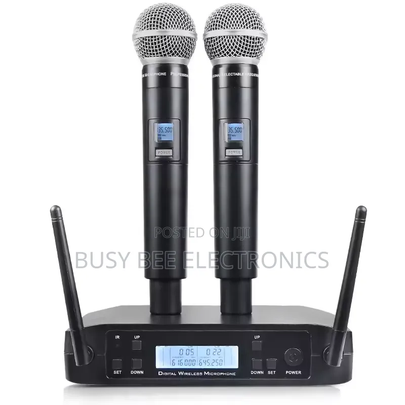 Glxd4 Cheap Price Uhf Dual Channel System Handheld Wireless