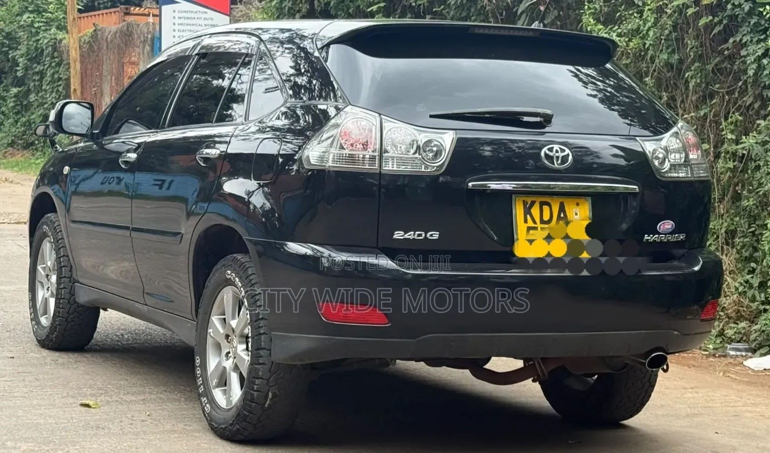 Toyota Harrier 2012 Black