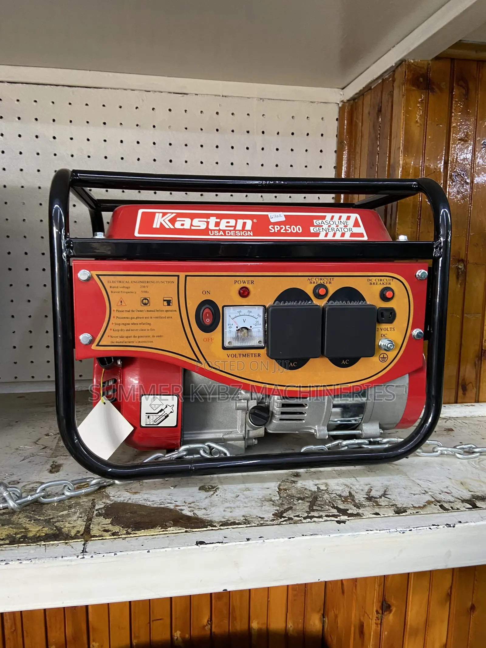 Kasten Sp2500 Gasoline Generator 2.5 Kva