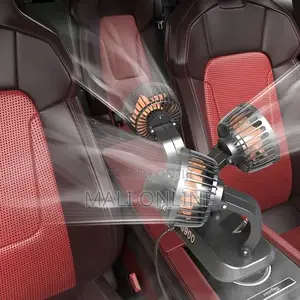 3 Heads Usb Car Fan 3-Speed Vehicle Fan