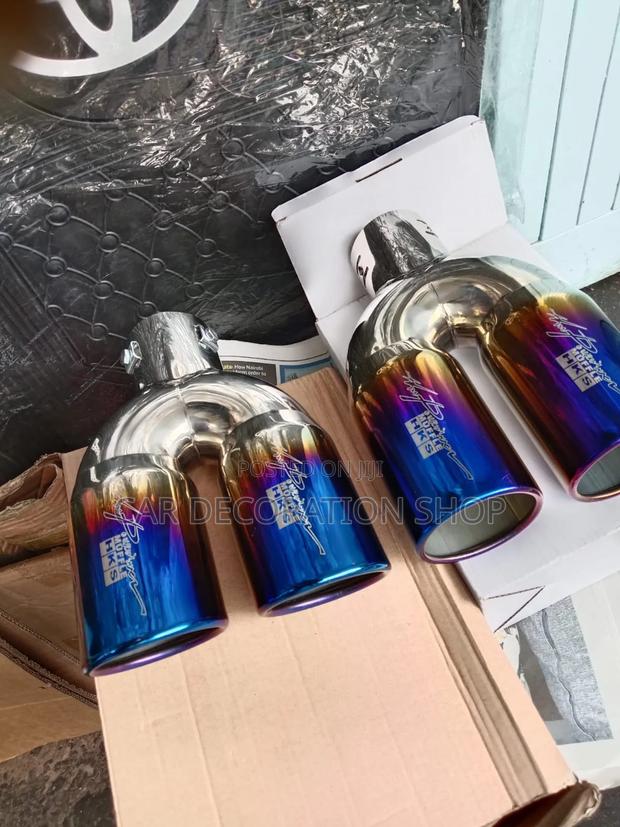 Double Exhaust Tip With Heavy Duty Polished Stainless Steel