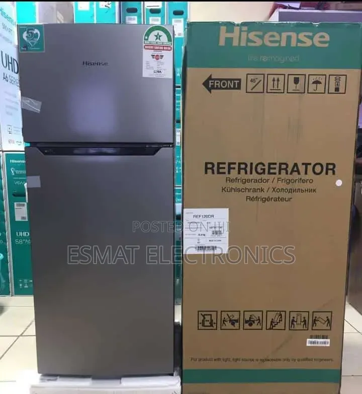 Hisense 120l Double Door Fridge Ref120dr