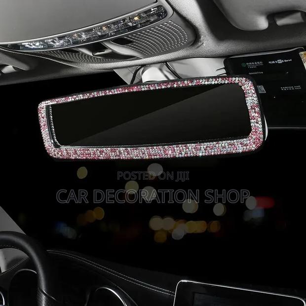 Sparkling Universal Clip on Panoramic Mirror Slides Directly to Existt