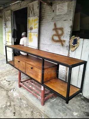 Metal Tv Stand With 2 Draw