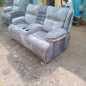 3 Leather Seat Sofa Set