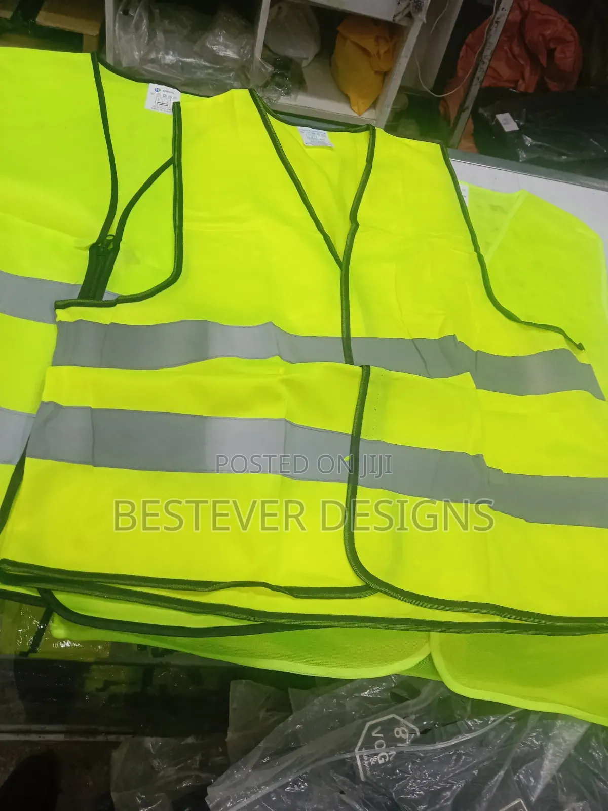 Luminous Green Reflector Jackets Printing