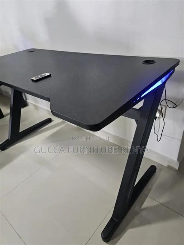 Gaming Desk With Led Lights - thumbnail 3