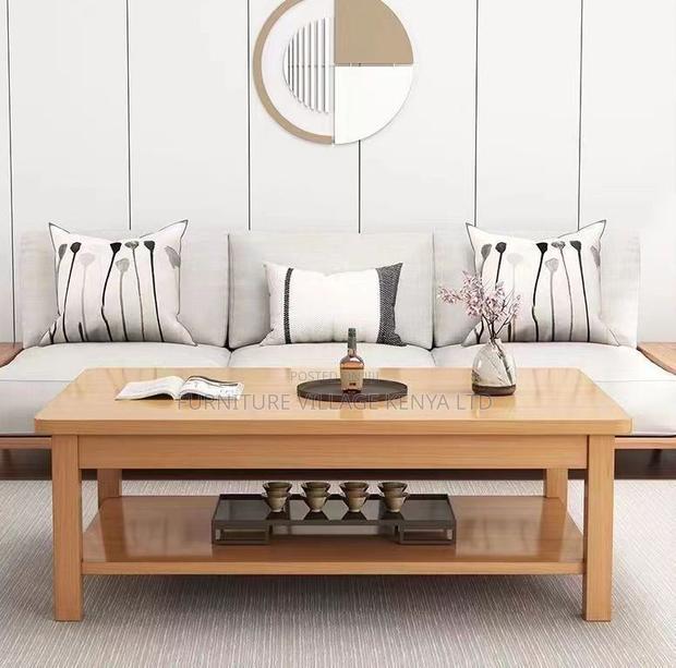 Mahogany Executive Coffee Table - thumbnail 2