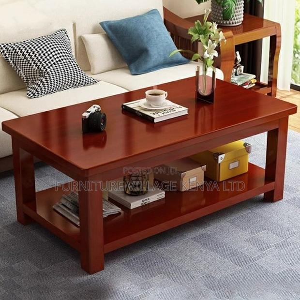 Mahogany Executive Coffee Table - thumbnail 7