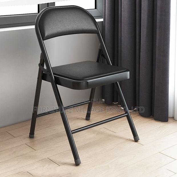 Black Foldable Study Seat - thumbnail 2