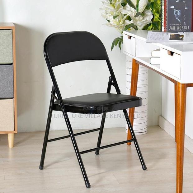 Black Foldable Study Seat - thumbnail 3