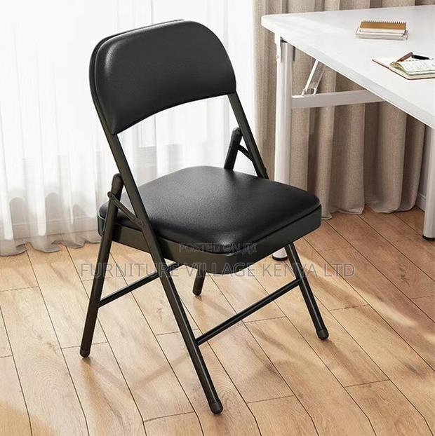 Black Foldable Study Seat - thumbnail 5