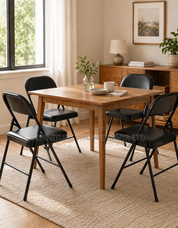 Black Foldable Study Seat - thumbnail 9