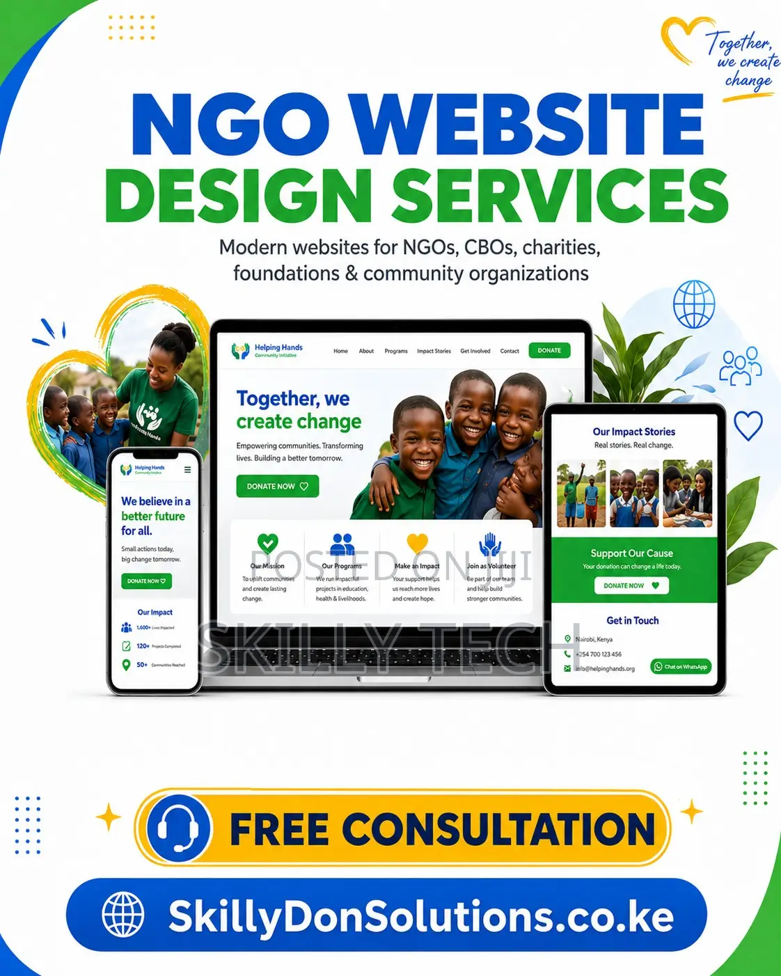 Ngo Website Development Within 24hrs