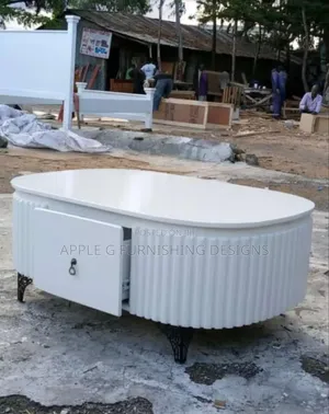 White Table With Draw