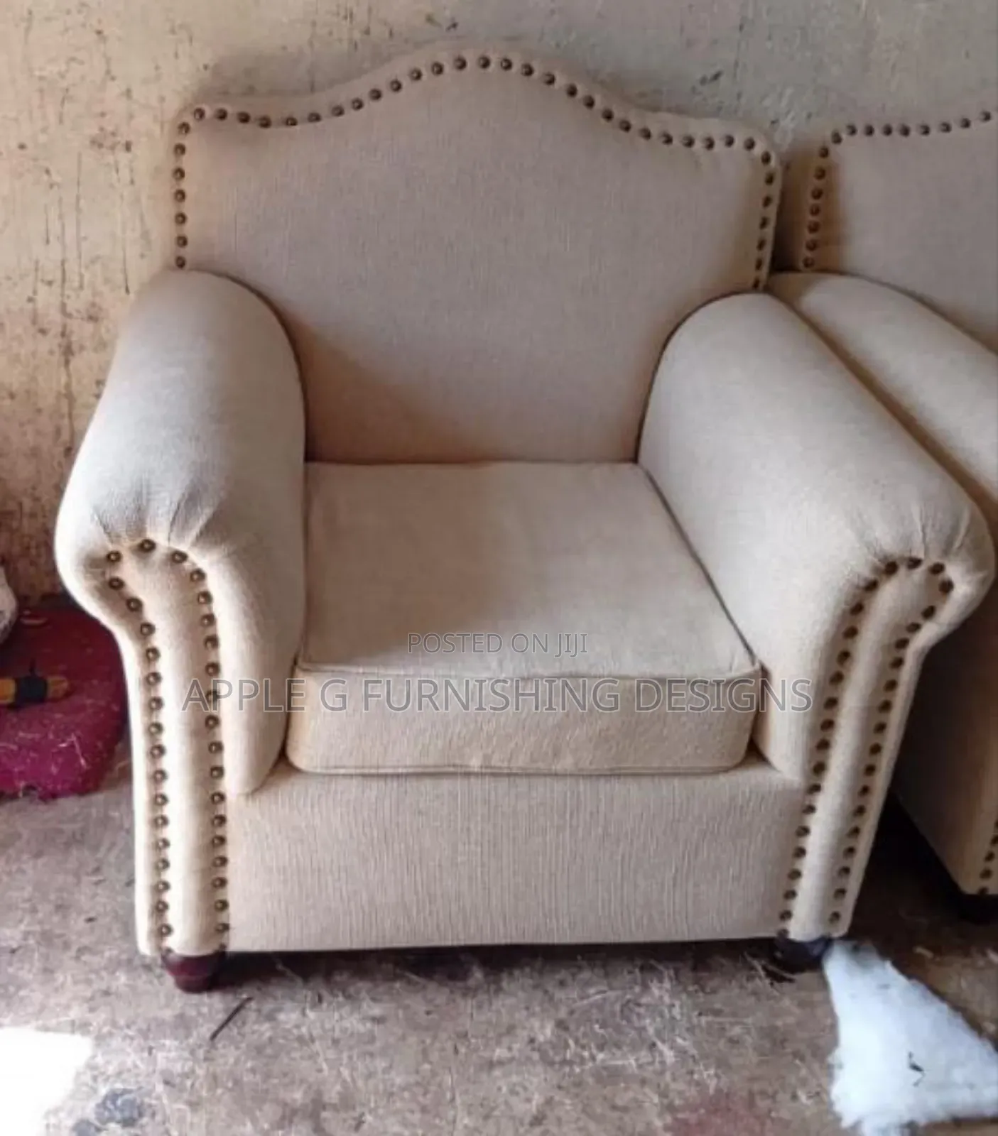 Single Seat Sofa White
