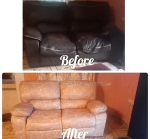 Restored Seat 2 Seater Leather Seat
