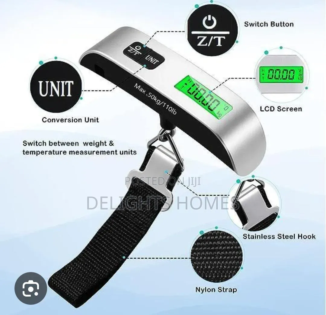 Electronic Portable Multifuctuonal Luggage Scale-Pa