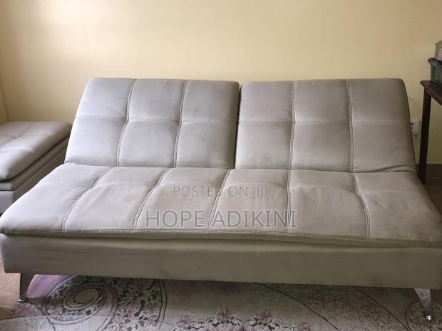 Sofa Bed With Storage Ottoman - thumbnail 4