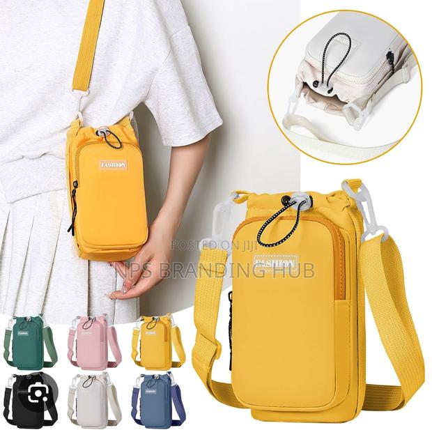 Water Bottle Draw String Bag Holder With Strap Crossbody I(Hbc - thumbnail 10
