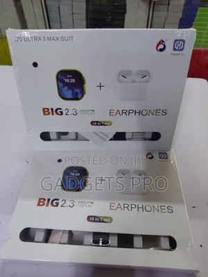 I20 Smartwatch (7straps + Earpods)