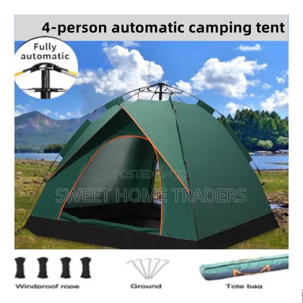 4 Persons Water Proof Pop Up Camping Tent in Portable Bag