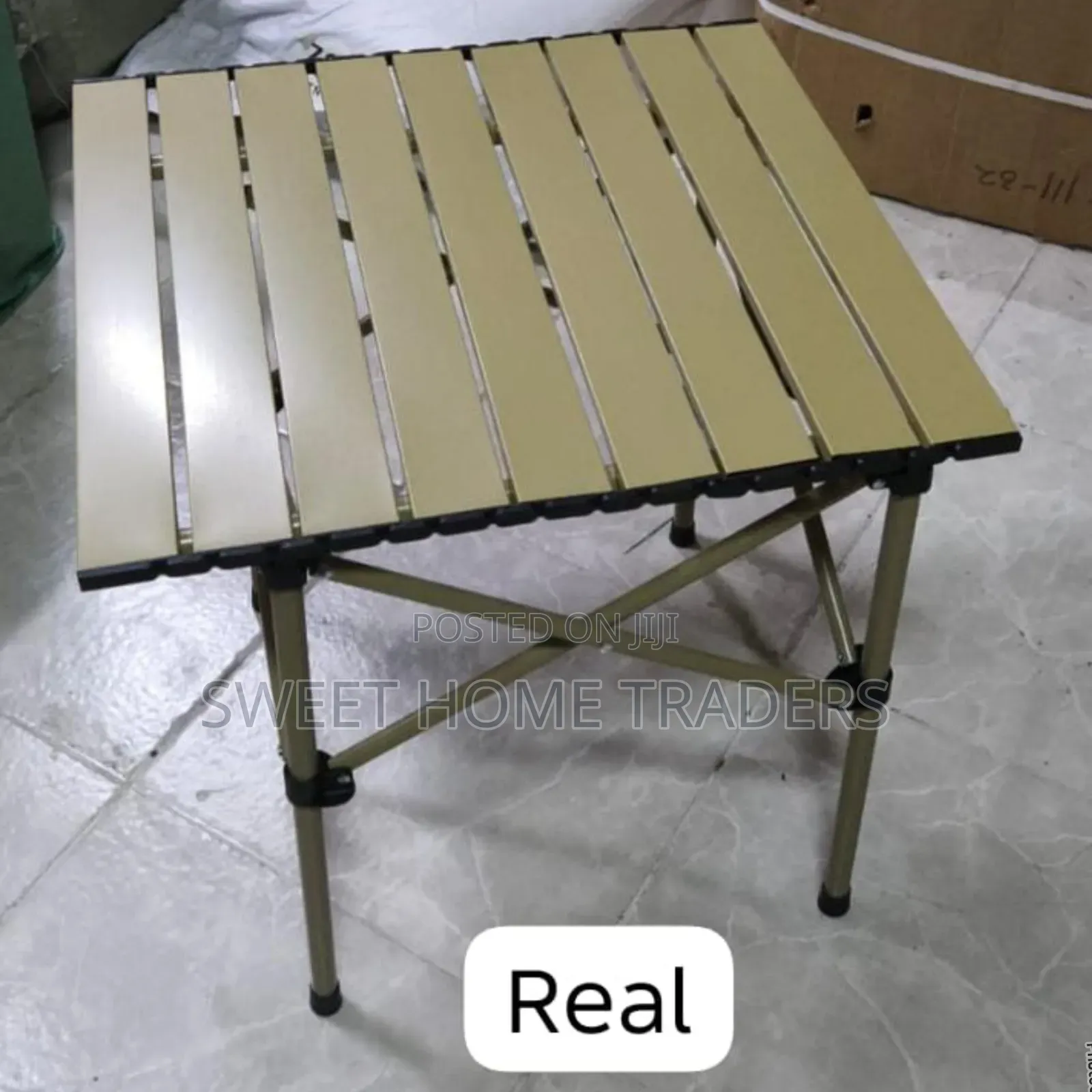 Foldable Metallic Picnic Camping Table