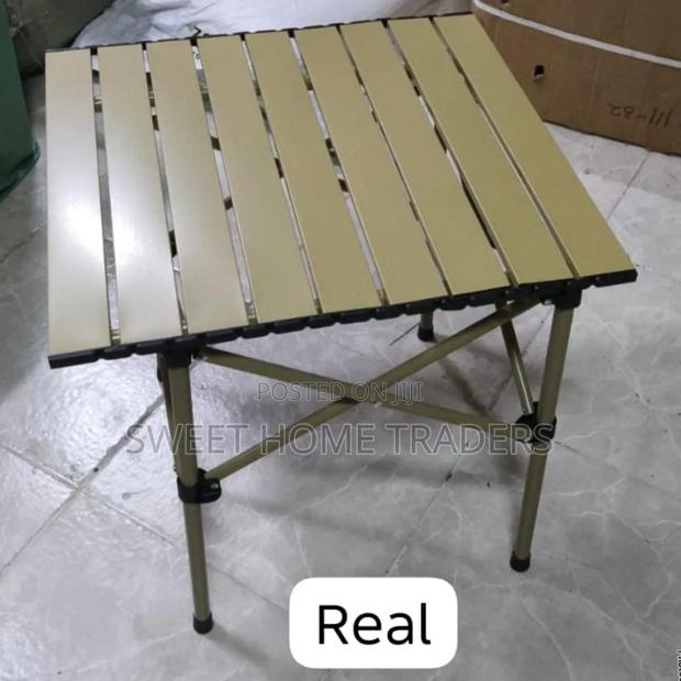 Foldable Metallic Picnic Camping Table