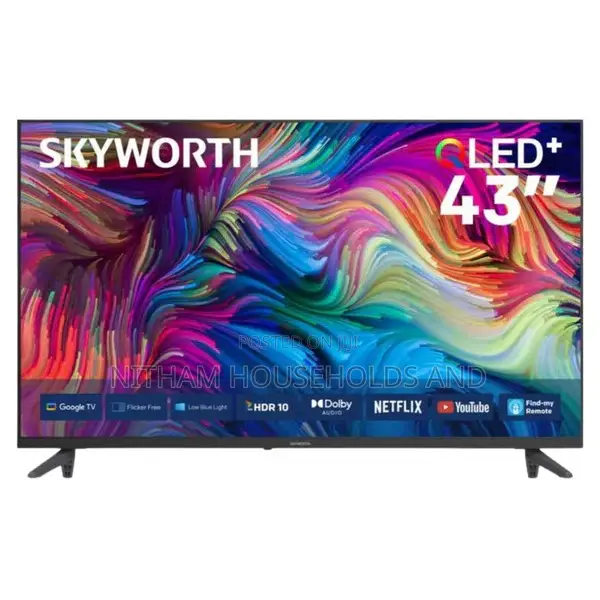 Skyworth 43′′ Qled Google TV – 43q5600h