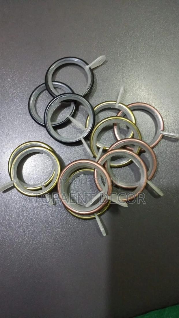 Black,Antic Gold and Silver,Round and Big Size Curtain Rod Rings
