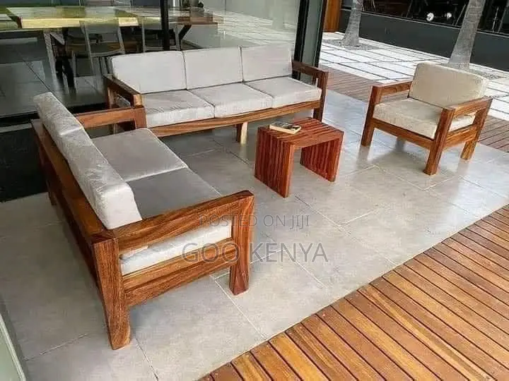 Home Sofa; Elegant 7 Seater Wooden Frame Sofa Set