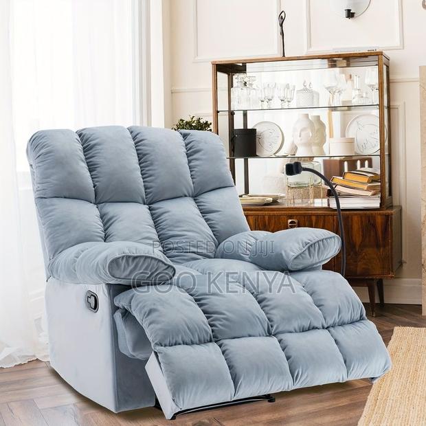 Home Sofa; Advanced Electric Recliner Sofa With Adjustable Footrest - thumbnail 2