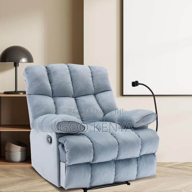Home Sofa; Advanced Electric Recliner Sofa With Adjustable Footrest - thumbnail 3
