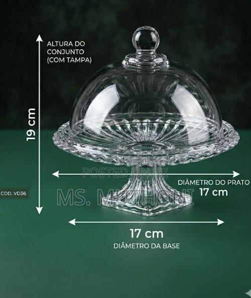Aesthetic Vintage-Style Acrylic Cake / Dessert Stand - thumbnail 3