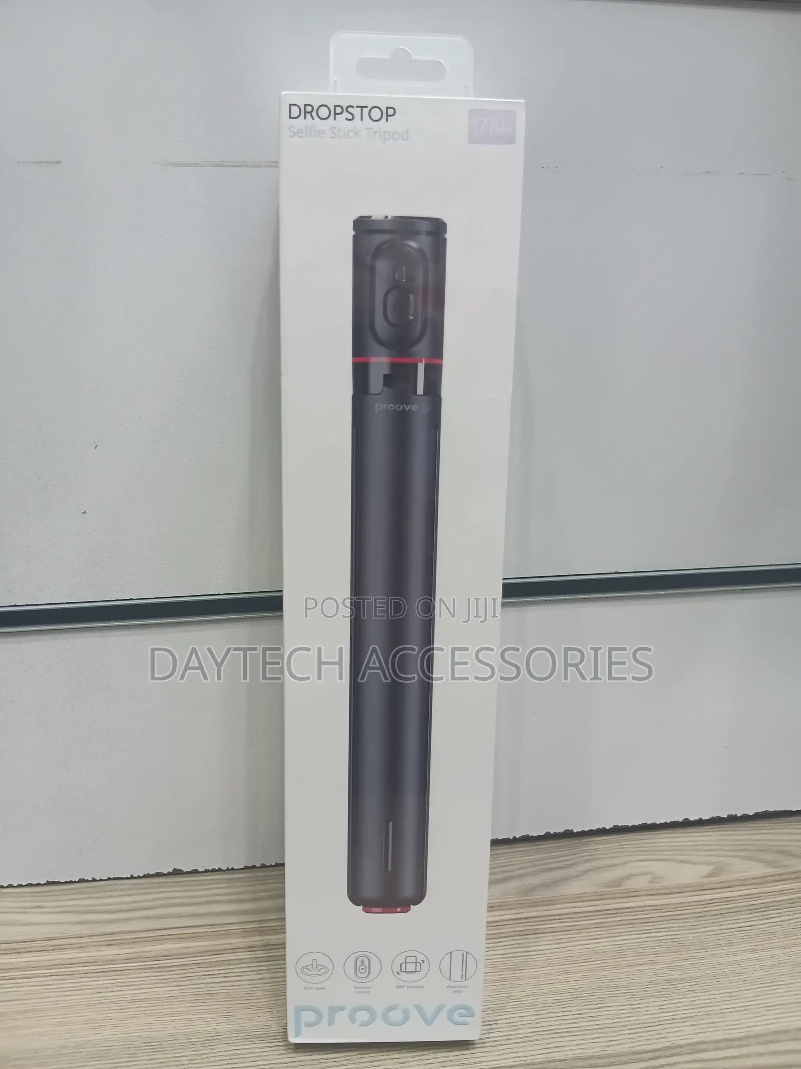 The Proove Dropstop Selfie Stick Tripod Comes in a Sleek Black Design