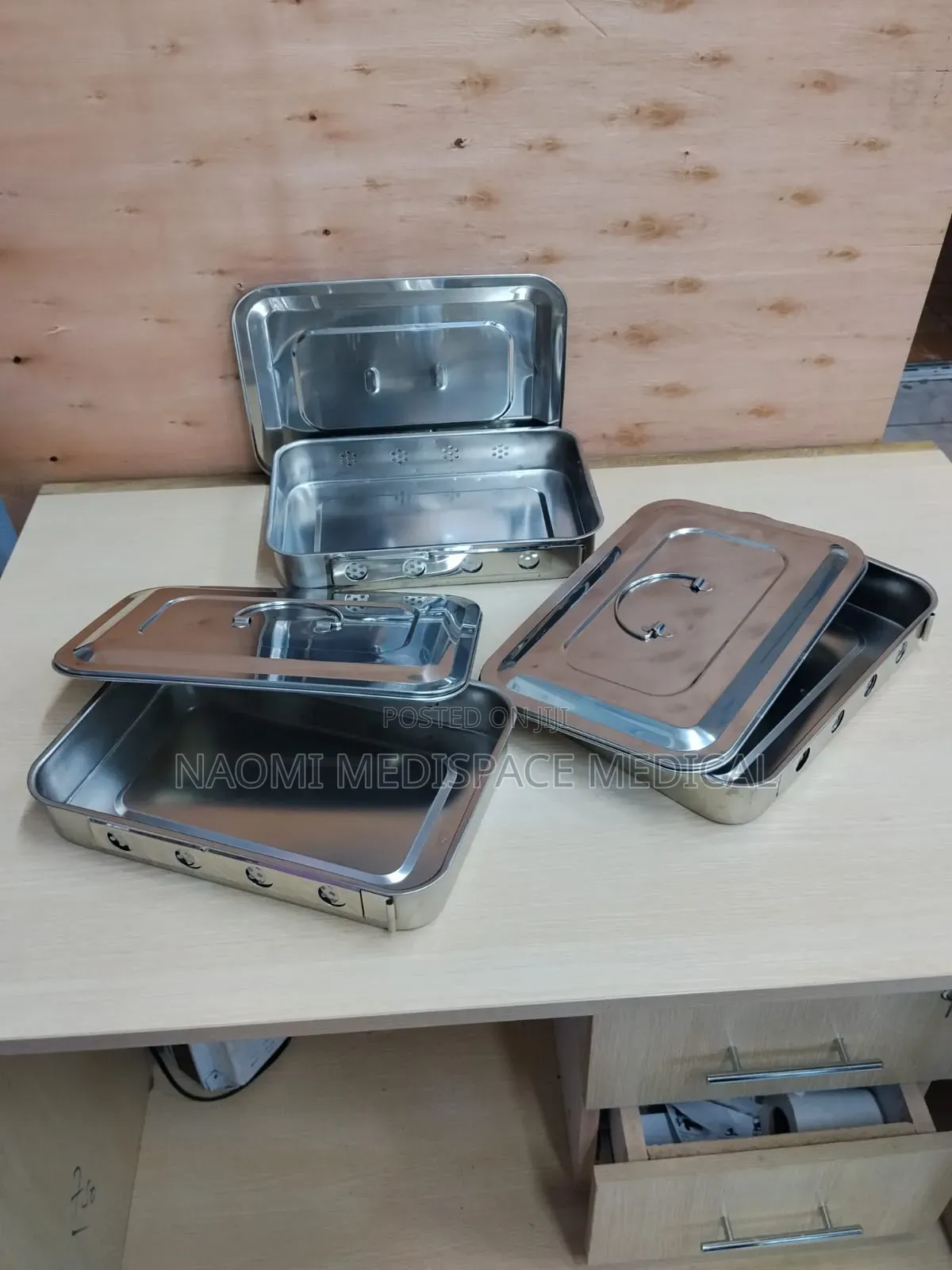 10×8 Stainless Steel Instrument Tray
