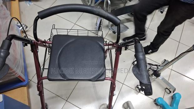 Rollator Walker With Seat and Brakes - thumbnail 2