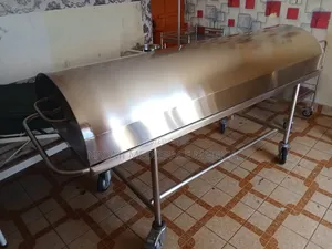 Stainless Steel Mortuary Trolley With Lid