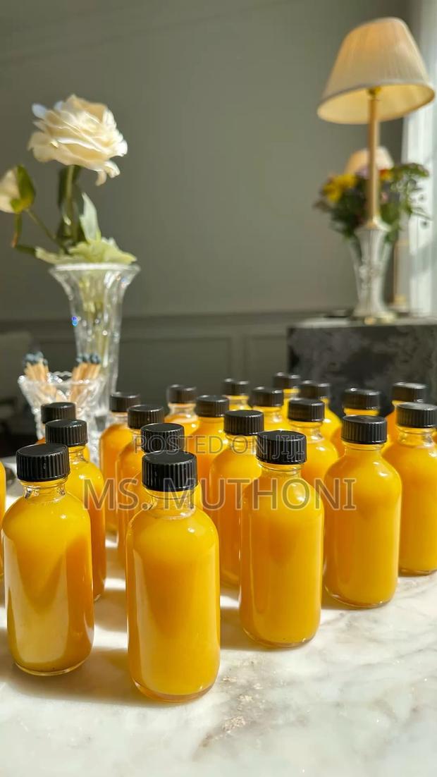 16 PCS Glass Ginger Shots Bottles + Accessories Set - thumbnail 3