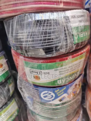 2.5mm Single Cable Red Black Green