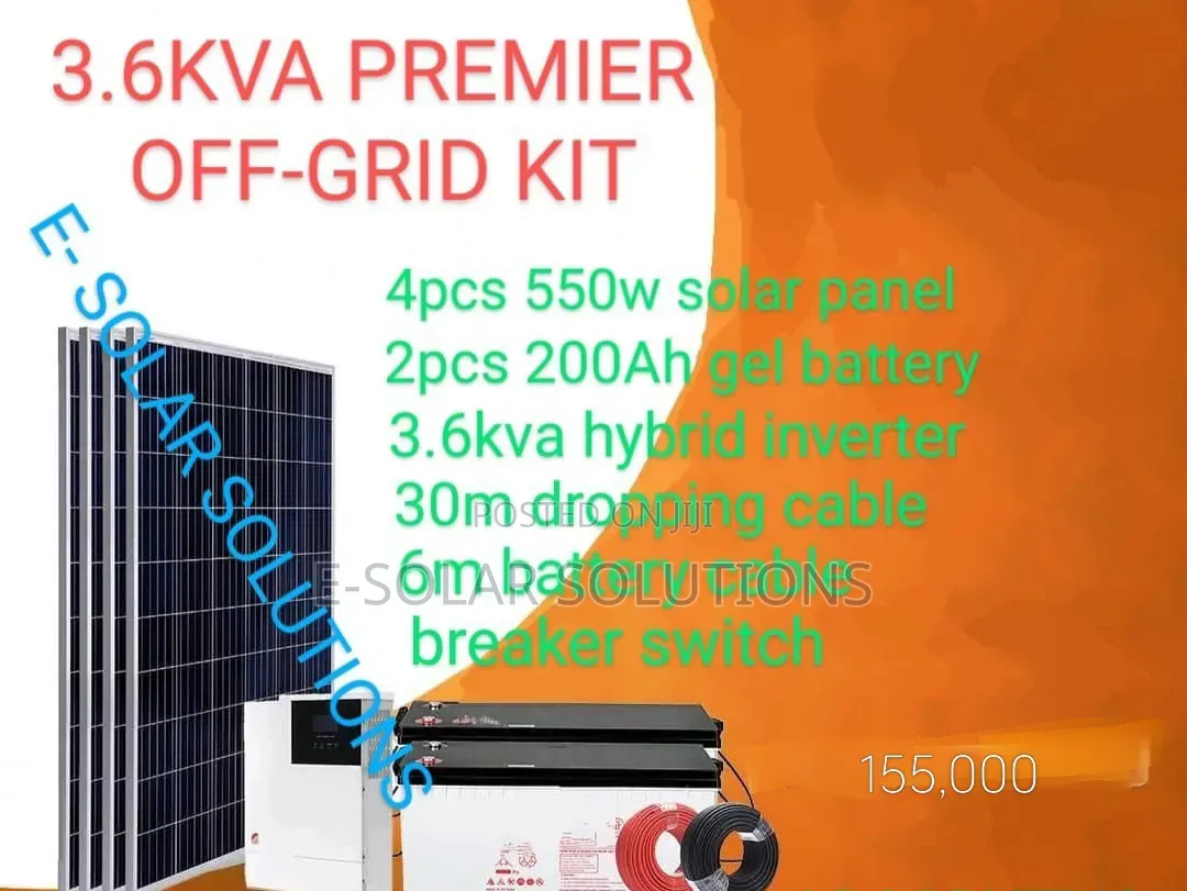 3.6kva Premium Off-Grid Kit