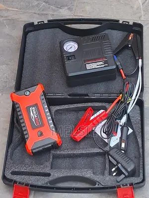 Portable Car Jump Starter Air Compressor Emergency Kit